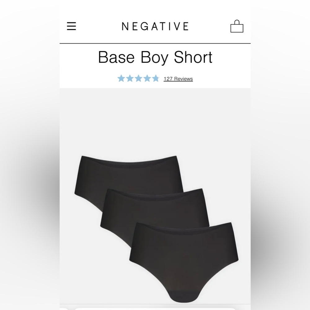 Negative - Base Boy Short (3 pack)